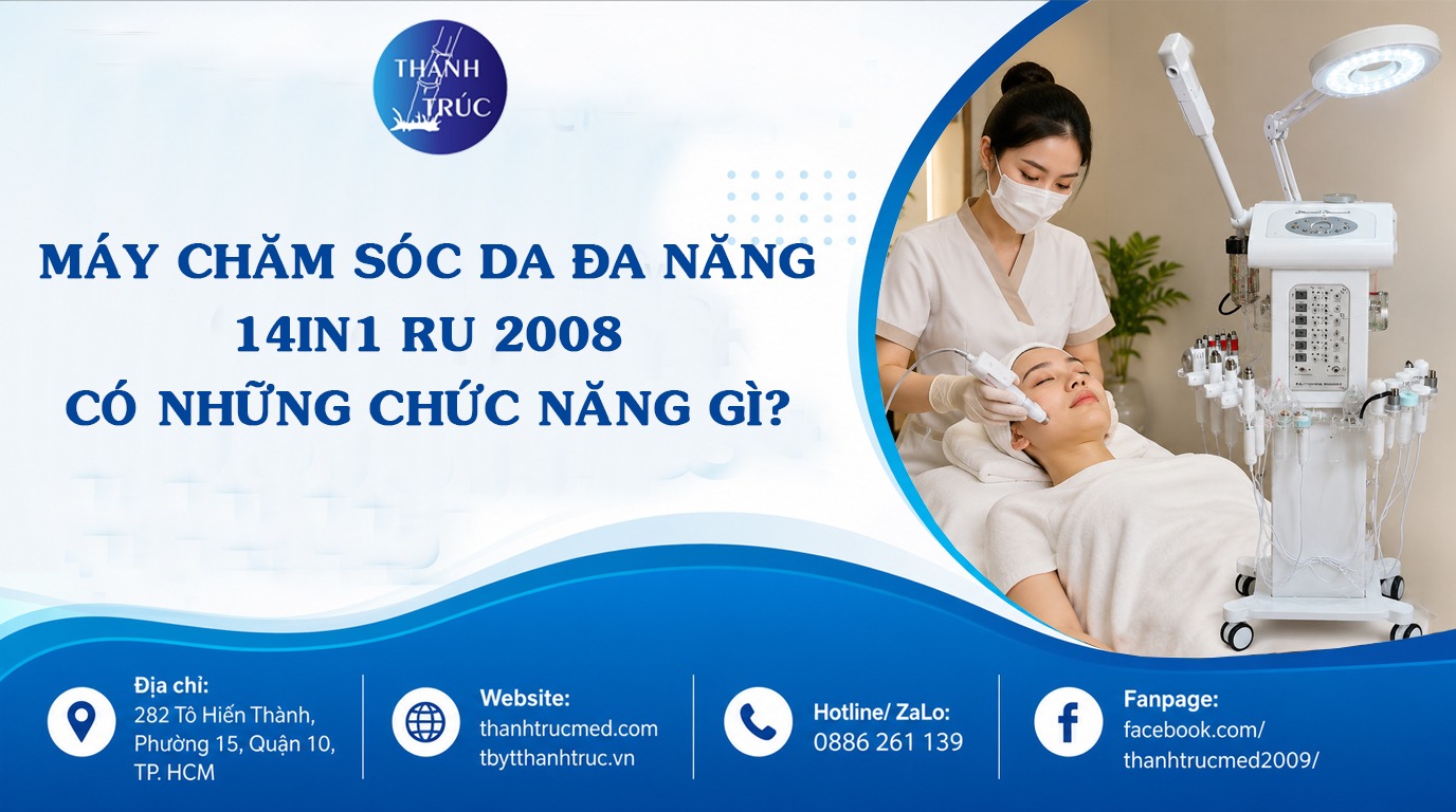 Máy chăm sóc da đa năng 14in1 RU 2008 có những chức năng gì?