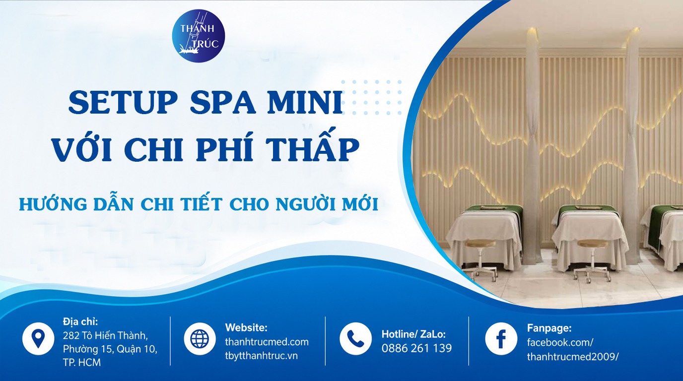 Setup spa mini với chi phí thấp, hướng dẫn chi tiết cho người mới