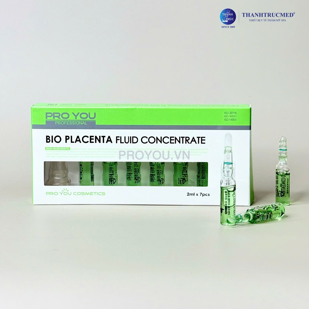 Bio Placenta Fluid Concentrate PROYOU - Tinh chất nhau thai sinh học phục hồi & trị mụn chuyên sâu