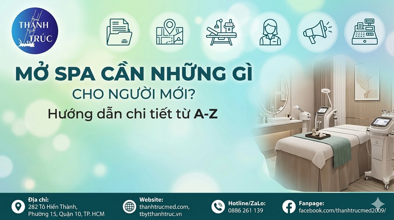 Mở spa cần những gì cho người mới? Hướng dẫn chi tiết từ A-Z