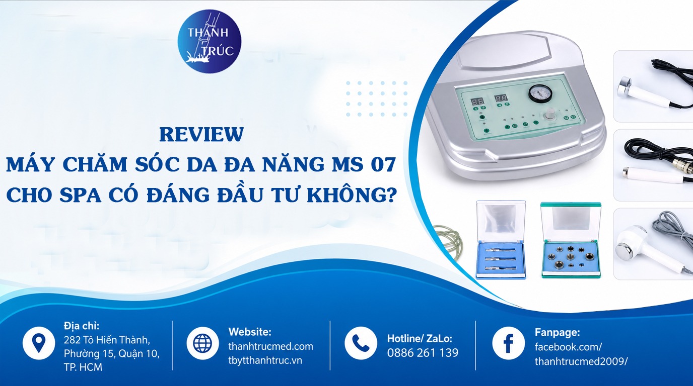Review máy chăm sóc da đa năng MS 07 cho spa có đáng đầu tư không?