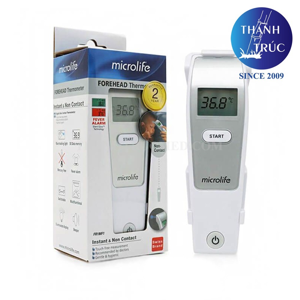 Nhiệt kế hồng ngoại đo trán FR1MF1 Microlife - Đo nhanh, an toàn