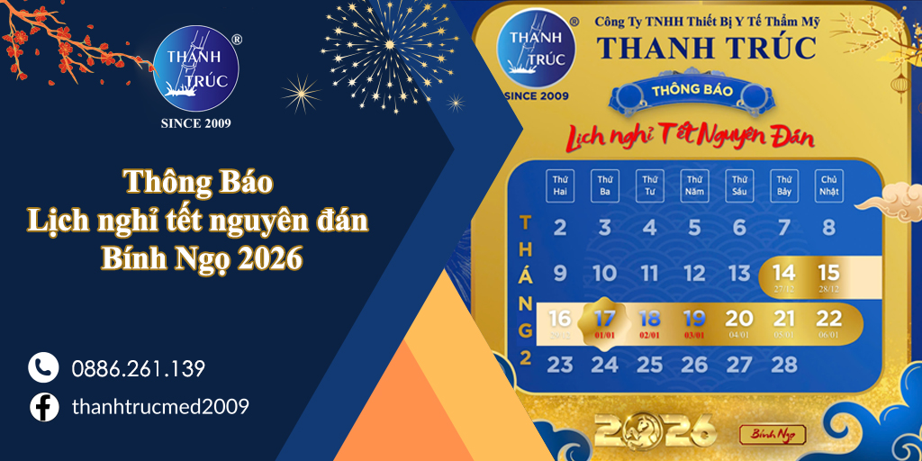 Thông báo lịch nghỉ tết nguyên đán Bính Ngọ 2026